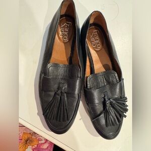 Real leather Franco Sardo tasseled mules